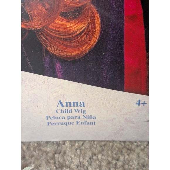 Disney Frozen Anna Child Wig Auburn Dress Up Cosplay Costume PrincessNEW - Picture 6 of 7